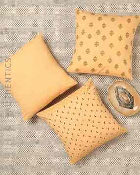 Set of 3 Handblock Print Cushion Covers