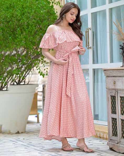 Peach blossom outlet dress