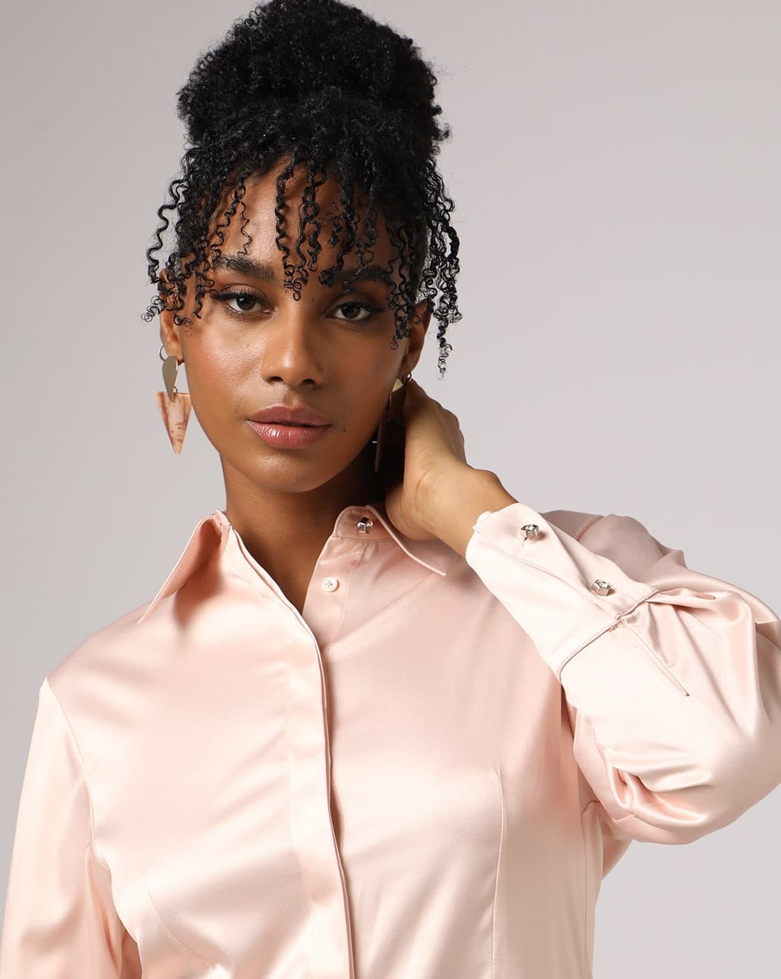Buy Pink Shirts for Women by Encrustd Online