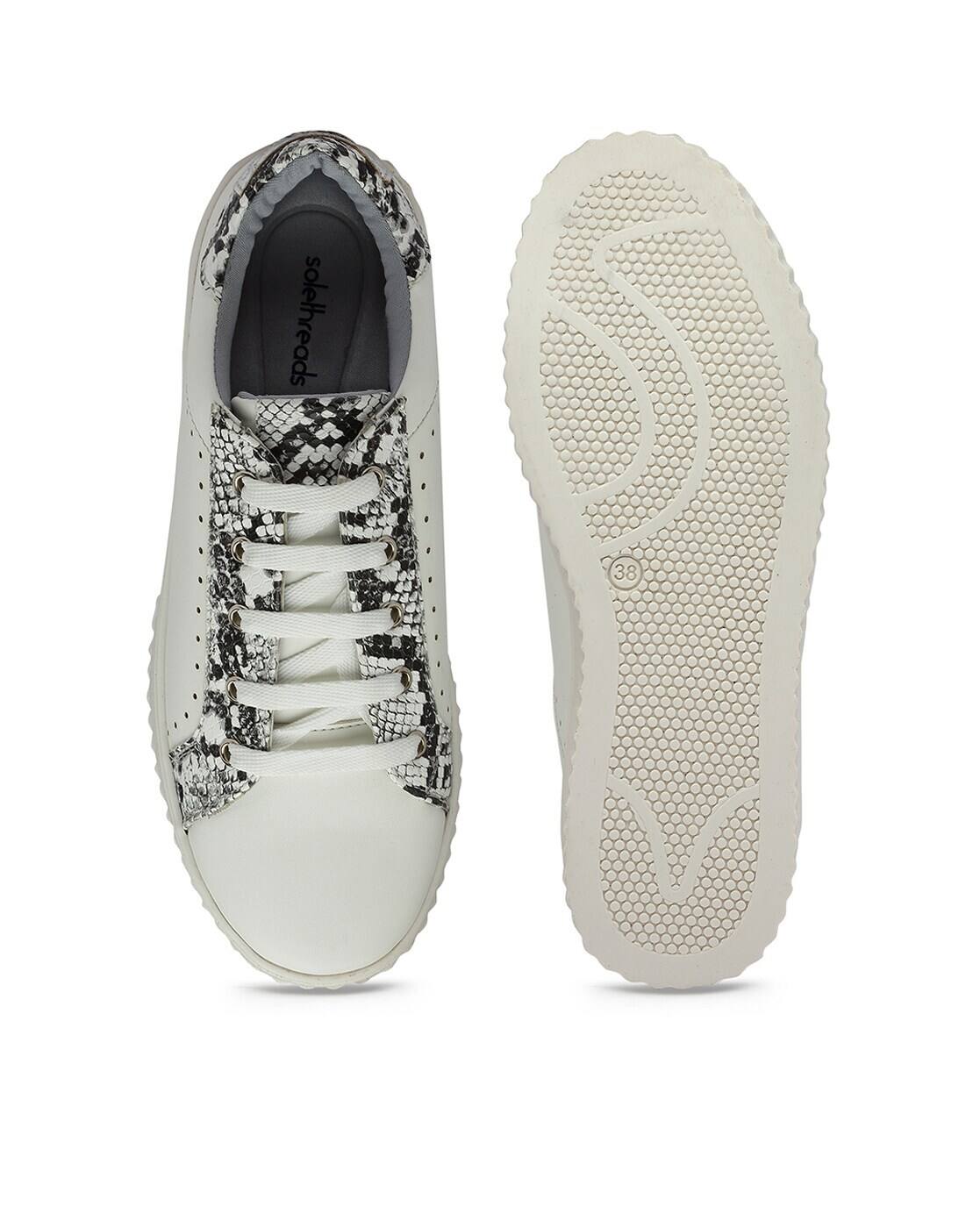 Buy White Sneakers for Women by SOLETHREADS Online | Ajio.com