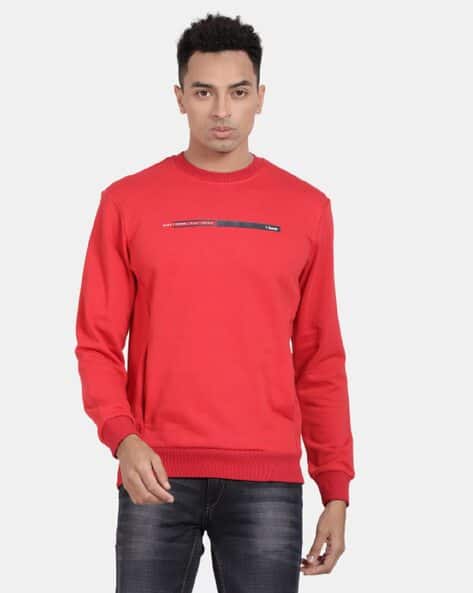 Crew-Neck Sweatshirt with Full Sleeves