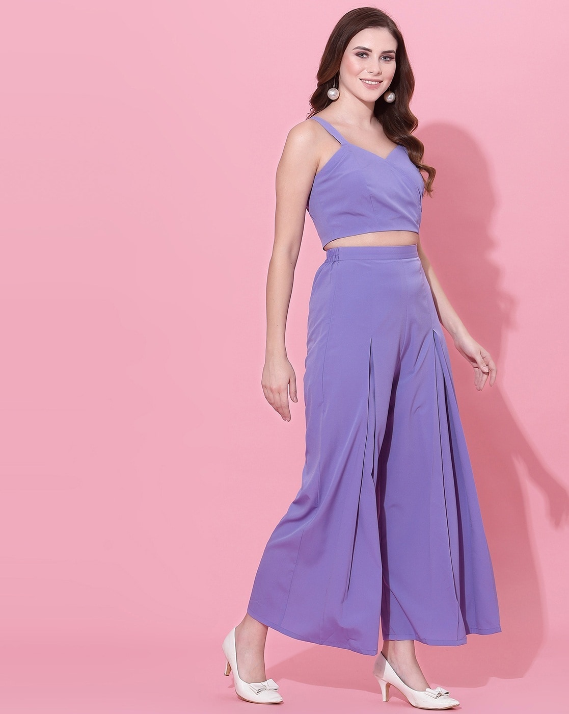 Buy Tokyo Talkies Blue Regular Fit Solid Parallel Trousers for Women Online  at Rs.768 - Ketch