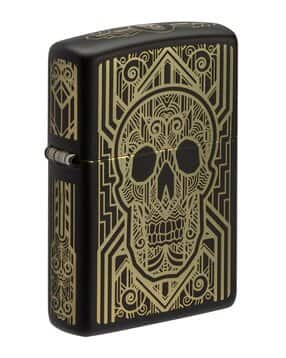 zippo Art Deco Skull Windproof Pocket Lighter-picture-44
