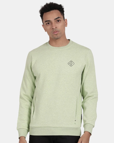 Crew-Neck Sweatshirt with Full Sleeves