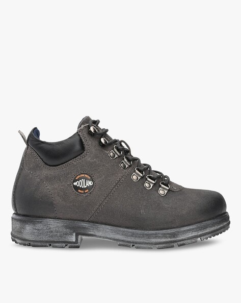 Buy Grey Boots for Men by WOODLAND Online | Ajio.com