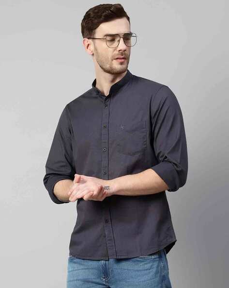 Cantabil Green Regular Fit Printed Shirt