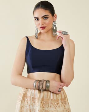 soch Round-Neck Back-Open Blouse-picture-15