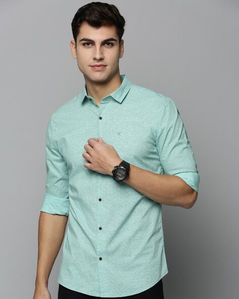 sea green dress shirt