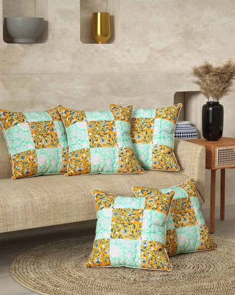 Mustard cushion covers cheap