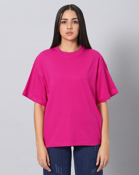 T shirt fuchsia sale