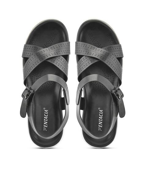 FENTACIA Perforated Platforms with Buckle Closure