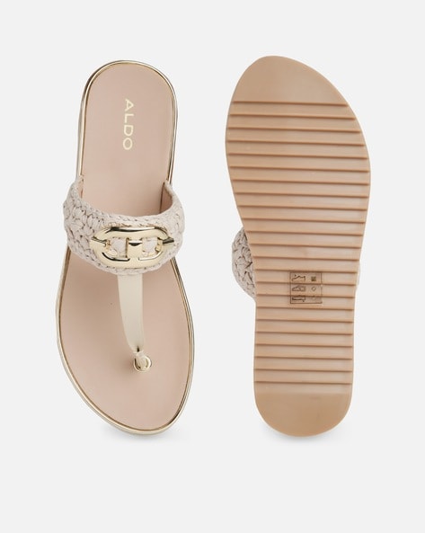 Buy Beige Flat Sandals for Women by Aldo Online Ajio