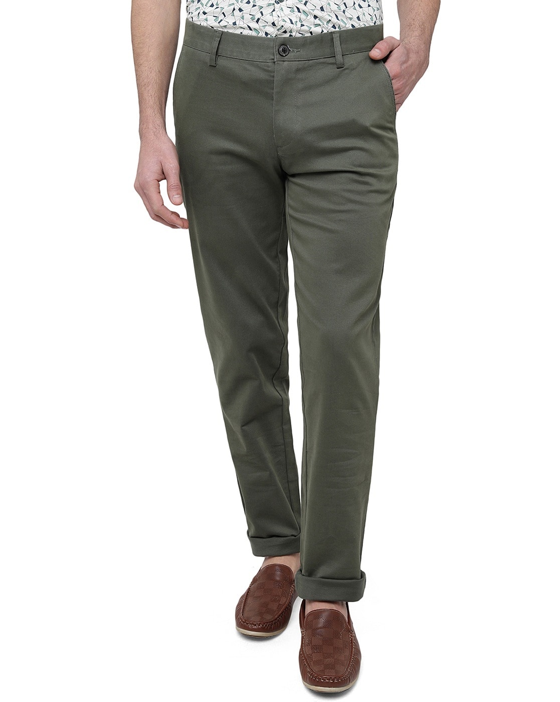 Allen Solly Casual Trousers  Buy Allen Solly Green Trousers Online  Nykaa  Fashion