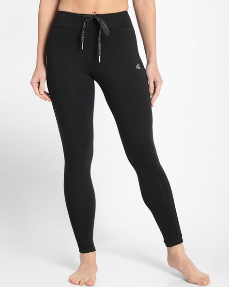 Jockey Women's Cotton Elastane Stretch Side Zipper Pocket Yoga Pants –  Online Shopping site in India