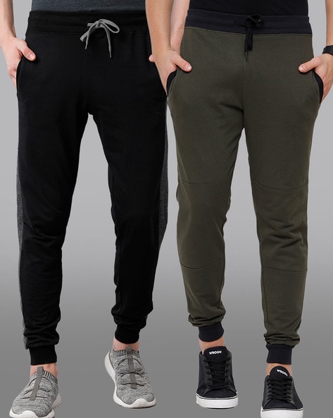 Buy Blue Track Pants for Men by FITKIN Online | Ajio.com
