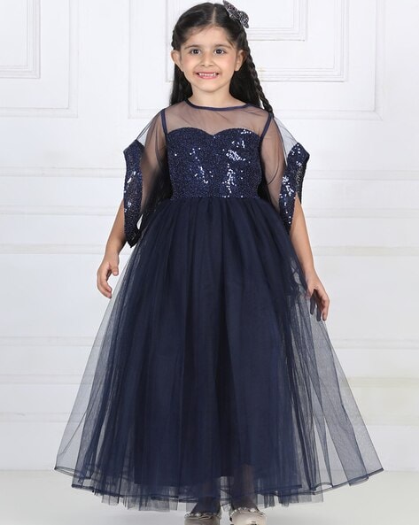 Buy Glitter Navy Blue Wedding Dress,bridal Gown,ball Gown,long Evening Prom  Gown,blue Long Dress,daughter Princess Gown,blue Graduation Dress Online in  India - Etsy
