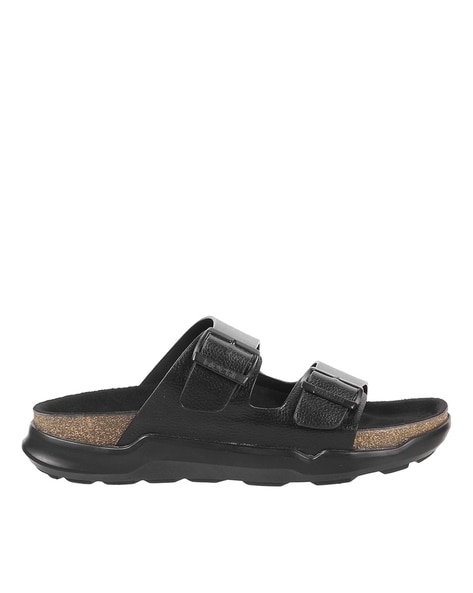 Double Strap Slip-On Sandals