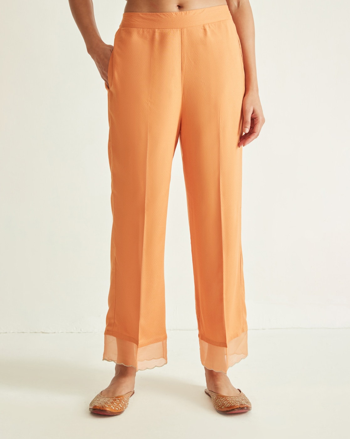 Mango Beige Trousers  Buy Mango Beige Trousers online in India
