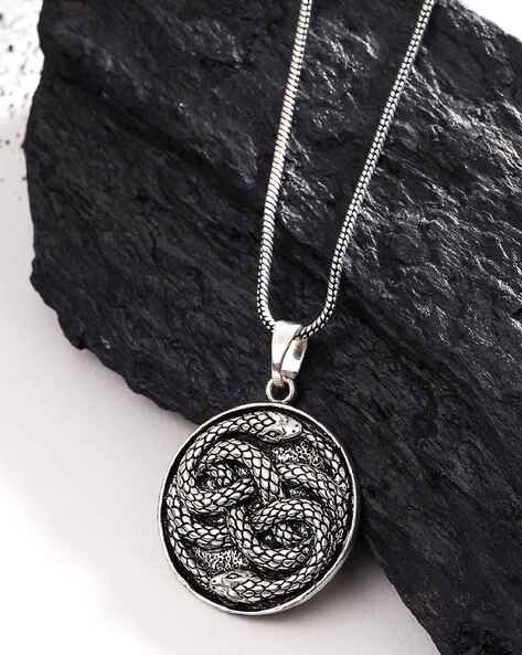 Snake necklace Silver | Rosefield Official