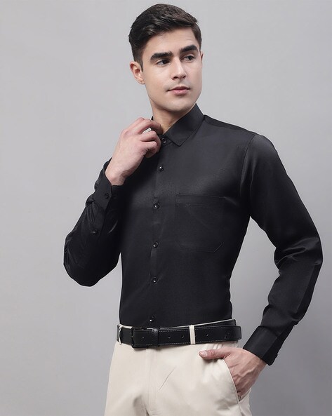 Buy Black Shirts for Men by VERTUSY Online