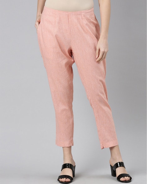 A.N.A Jeggings Womens 14 Peach Salmon Color Pants Skinny Leg Zipper Pockets  | eBay
