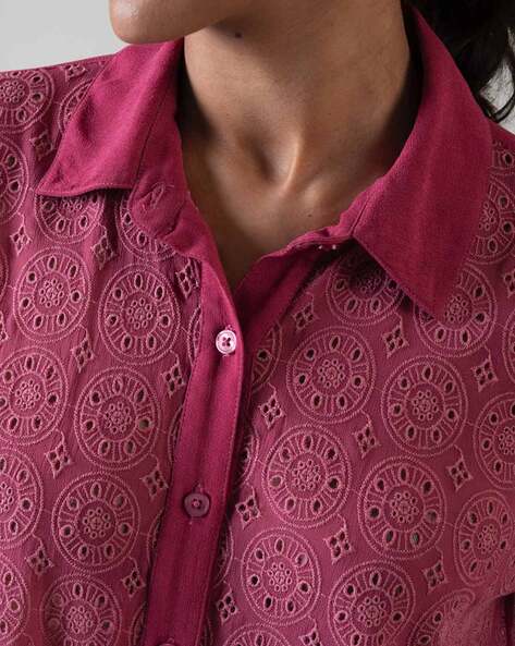 Buy Pink Shirts for Women by STYLE ISLAND Online