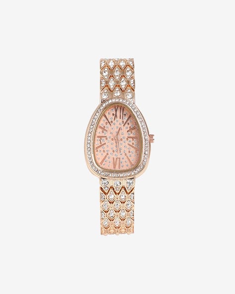 Haute Sauce Women HSWC1117 Stone-Studded Analogue Watch
