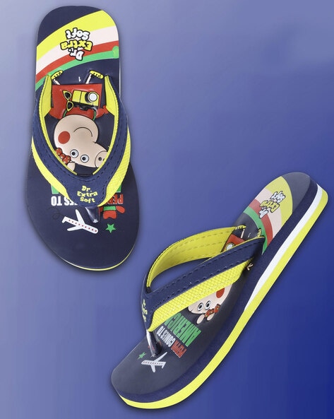 Kids navy 2025 flip flops