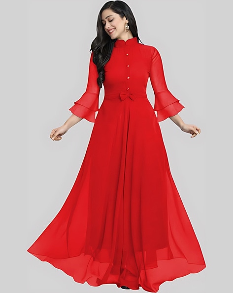 Buy Red Dresses  Gowns for Women by FEMVY Online  Ajiocom