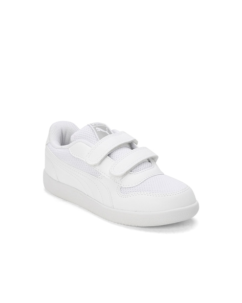 White Velcro Sneakers - Baby Baby Inc