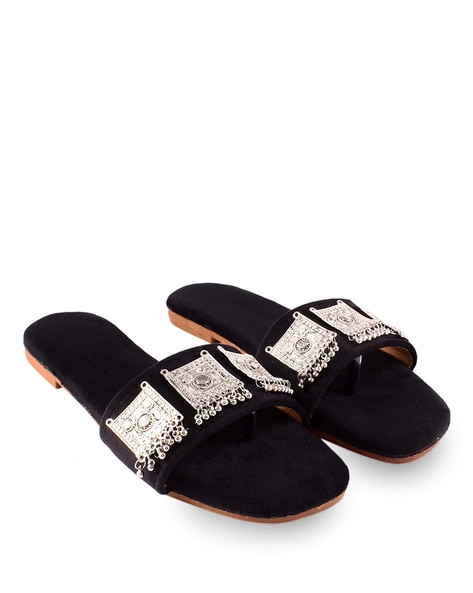 Black Point-toe mesh and velvet flats | Jimmy Choo | MATCHES UK