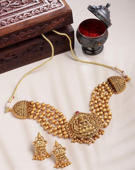 Temple gold deals jewellery with price