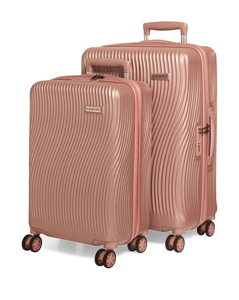 Buy Rose Gold Luggage Trolley Bags for Men by Romeing Online Ajio