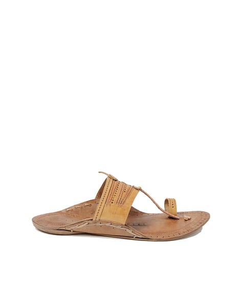 Kolhapuri Chappals with Genuine Leather Upper