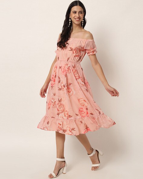 Suno Flared Floral Dress, $405, farfetch.com