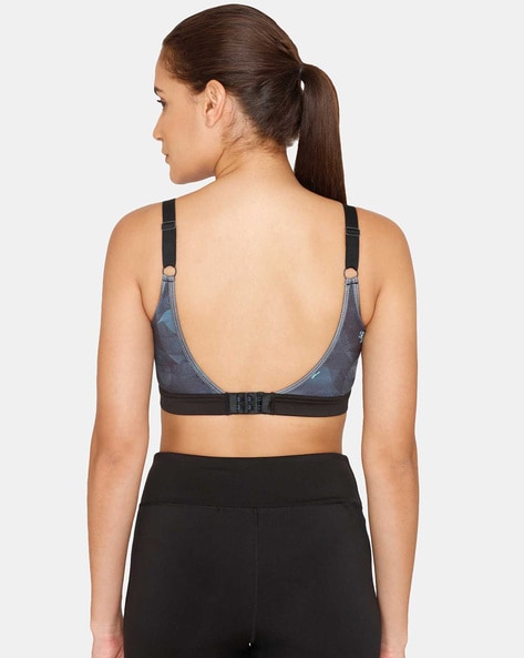 Non-Wired Sports Bra with Adjustable Straps