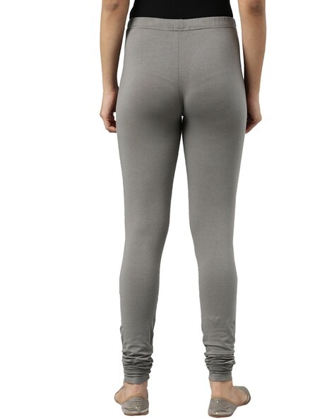 Buy Grey Leggings for Women by Go Colors Online