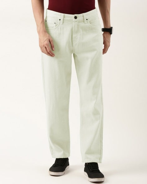 Buy White Jeans for Men by The Indian Garage Co Online | Ajio.com