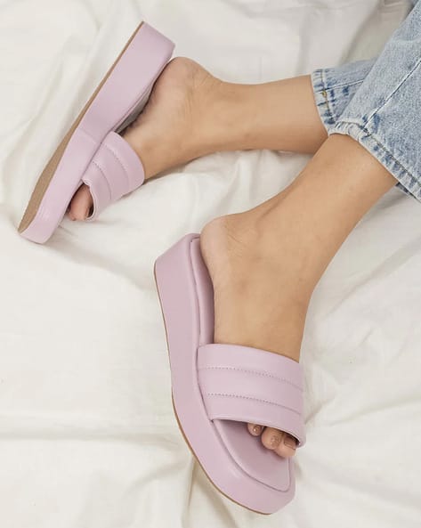 Open Toe Inch Heels Inch Platform Wedges Open-Toe Slip-On Wedges