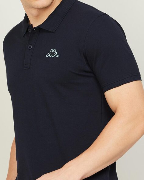 Regular Fit Polo T-Shirt with Ribbed Collar
