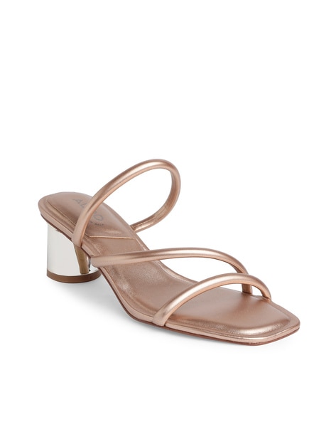 Aldo rose outlet gold heels