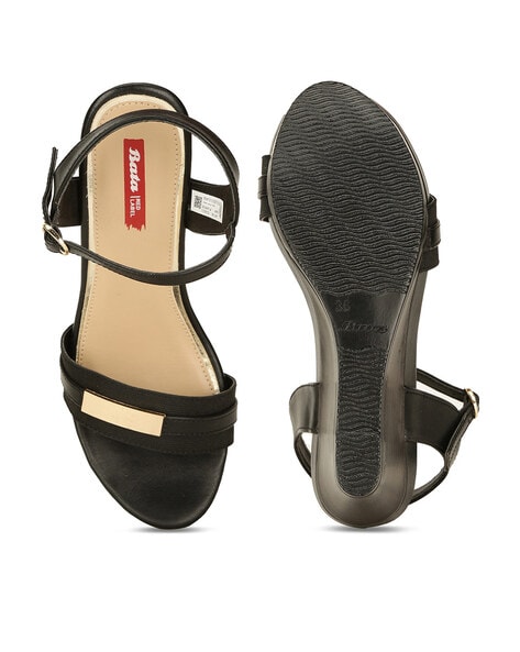 Bata Black Sandals For Women (F561699800, Size:3) in Vijayawada at best  price by Bata Exclusive Showroom - Justdial