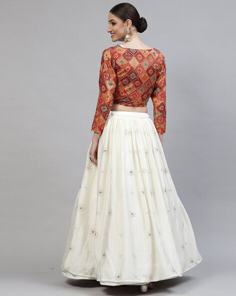 Jacket Lehenga- Buy Jacket Style Lehenga Choli Online at Kreeva