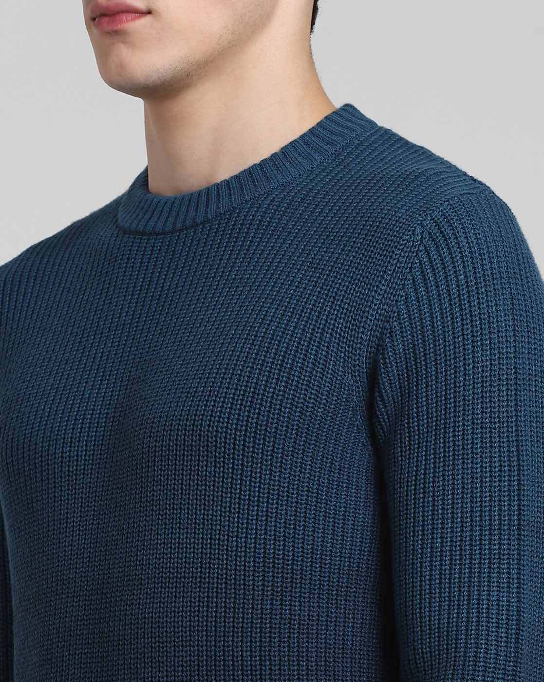 Buy Jack & Jones Knitted Crew-Neck Pullover Sweater Online | Ajio.com