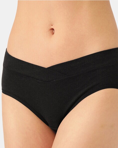 inner sense Women Thong Black Panty - Buy inner sense Women Thong Black  Panty Online at Best Prices in India