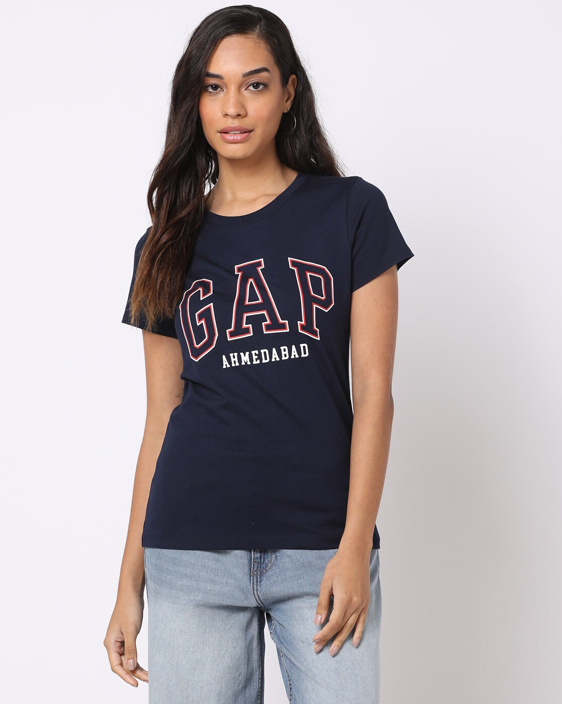 Buy Navy Tshirts for Women by GAP Online Ajio