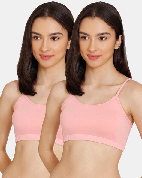 Bralettes Pink Non Padded Non Wired Bras