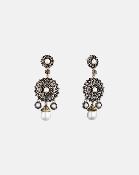 Flipkart.com - Buy ABCD Stylish Exclusive Antique Silver Earrings For  Girl's/Women Jhumki Earring Metal Jhumki Earring Online at Best Prices in  India