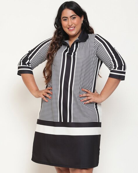 Houndstooth Dresses - Buy Houndstooth Dresses online in India