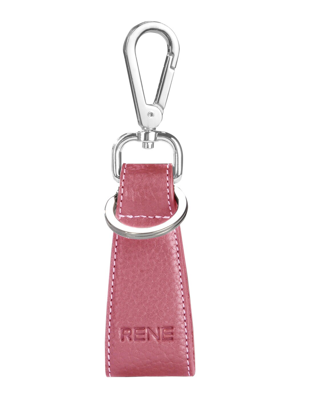 RENE Key Chain with Ring Hook For Women (Pink, FS)